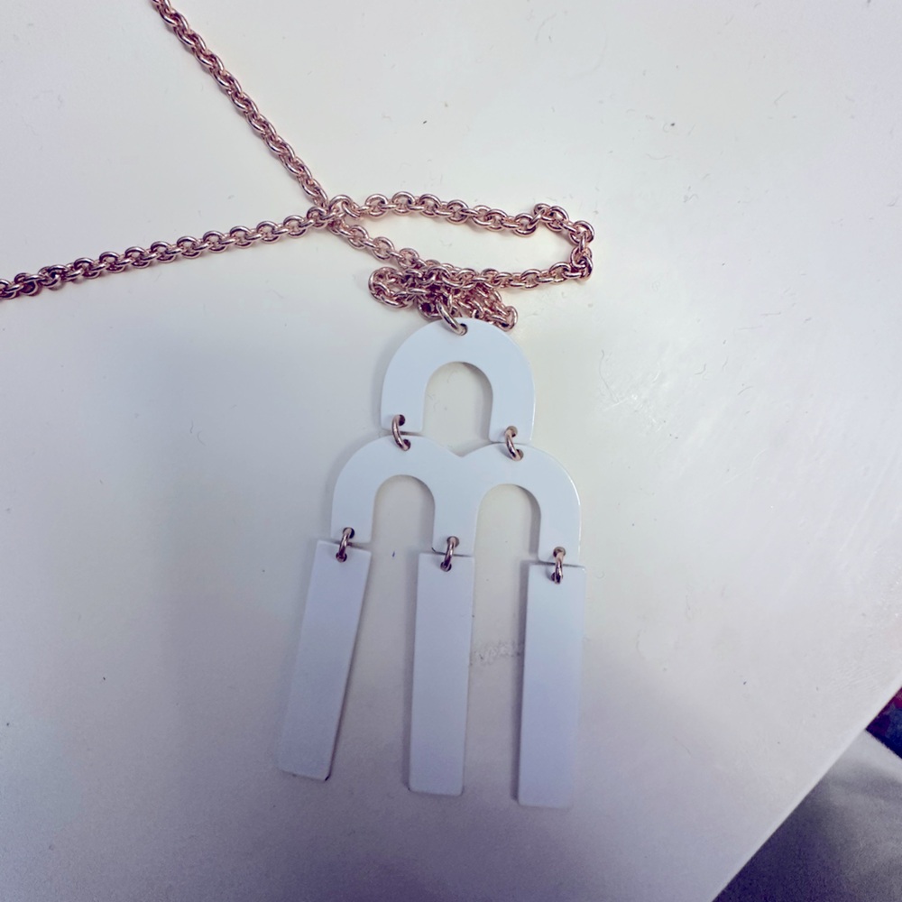 J Crew Long Rose Gold Necklaces